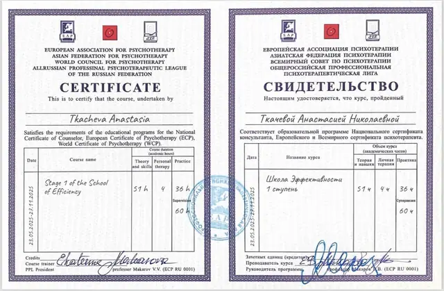 Школа эффективности, 1 ступень